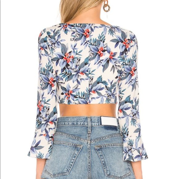 Majorelle Priscilla Top in Blue Tropics XS - Picture 2 of 9